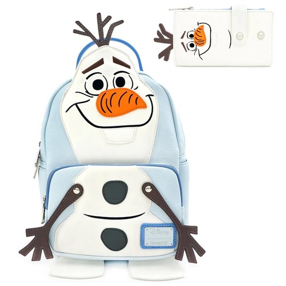 Loungefly Frozen Olaf Cosplay Backpack & Wallet - Picture 8 of 15